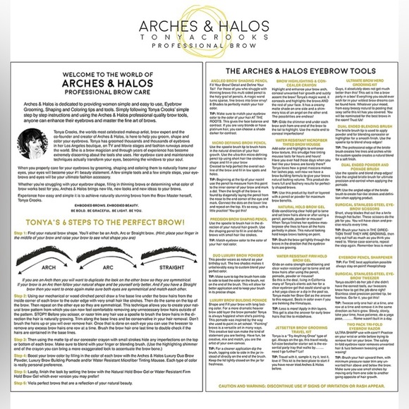 Arches & Halos Brow Shaping Set With Luxury Brow Powder | CHARCOAL - Picture 5 of 5